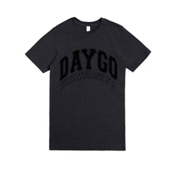 Daygo University Heather Black Shirt: BLACK