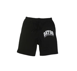 Daygo University Shorts: BLACK