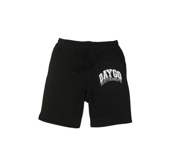 Daygo University Shorts: BLACK