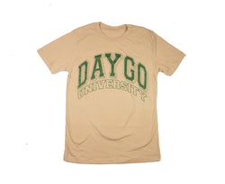 Daygo University Shirt: Tan