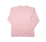 Embroidered Logo Crewneck: PINK