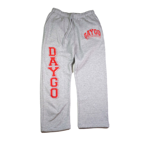 Daygo University Sweatpants: GREY/RED