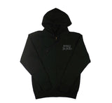 Embroidered Logo Zip-UP: Charcoal