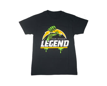 ZOMBIE BOLT: SHIRT (Navy Blue)