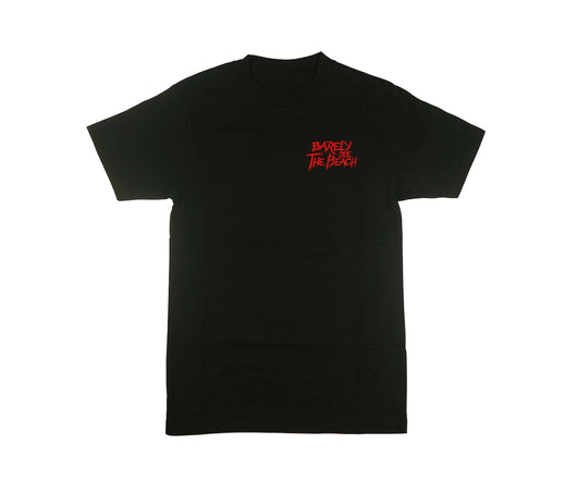 Embroidered Logo Shirt: Blk/Red