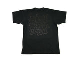 Embroidered Logo Shirt: Heavy Weight Vintage Black on Black