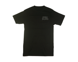 Embroidered Logo Shirt: Blk/Charcoal