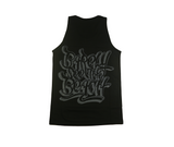 Embroidered Logo Tank Top: Blk/Charcoal