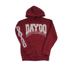 Daygo University Hoodie: Burgundy