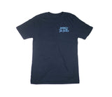 Embroidered Logo SHIRT: Navy Blue / Carolina Blue
