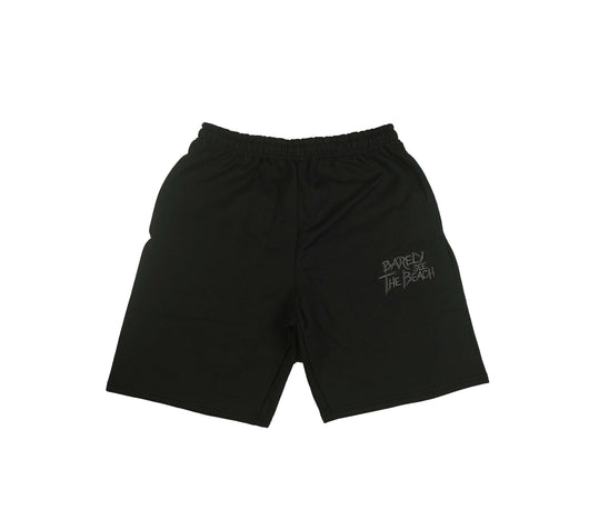 Embroidered Logo Shorts: Charcoal
