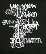 Spring Valley Streets Tee: Black